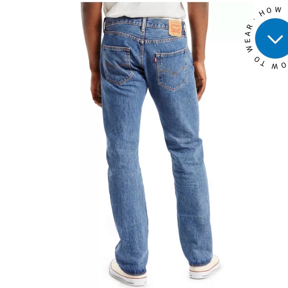 Levi's Men's 501 Button Fly Jeans NWOT - Picture 2 of 9